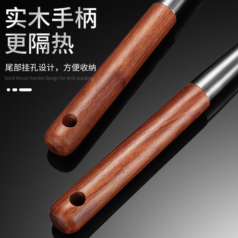 304不锈钢炒勺炒铲锅铲炒菜铲子长柄汤勺家用厨具套装厨师专用