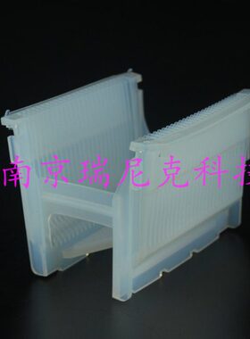 4寸PFA晶舟盒白色花篮25片pcs铁氟龙不产尘耐腐蚀6寸半导体花篮