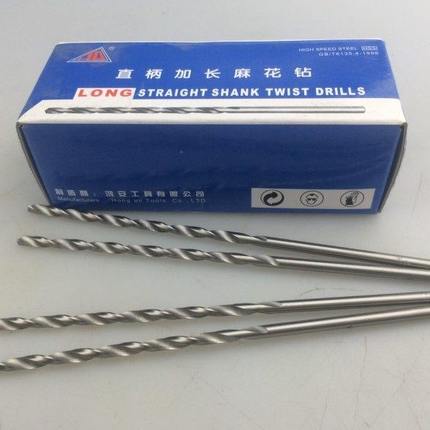 加长钻头高速钢钻头W6542  特长直柄麻花钻5-18*500mm
