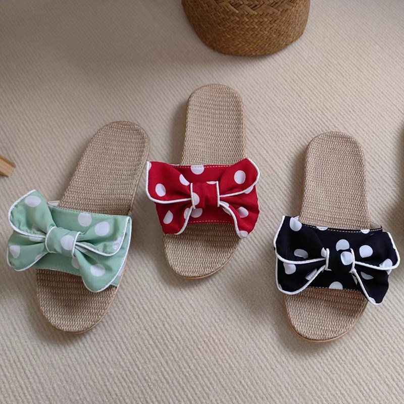 棉麻拖鞋女夏家居家用布艺亚麻室内居家情侣防P滑四季春秋软底地