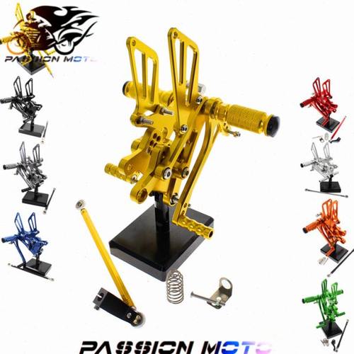 适用新款CBR600 F4I改装F4 01-07年 升高脚踏总成加高脚蹬CNC配件