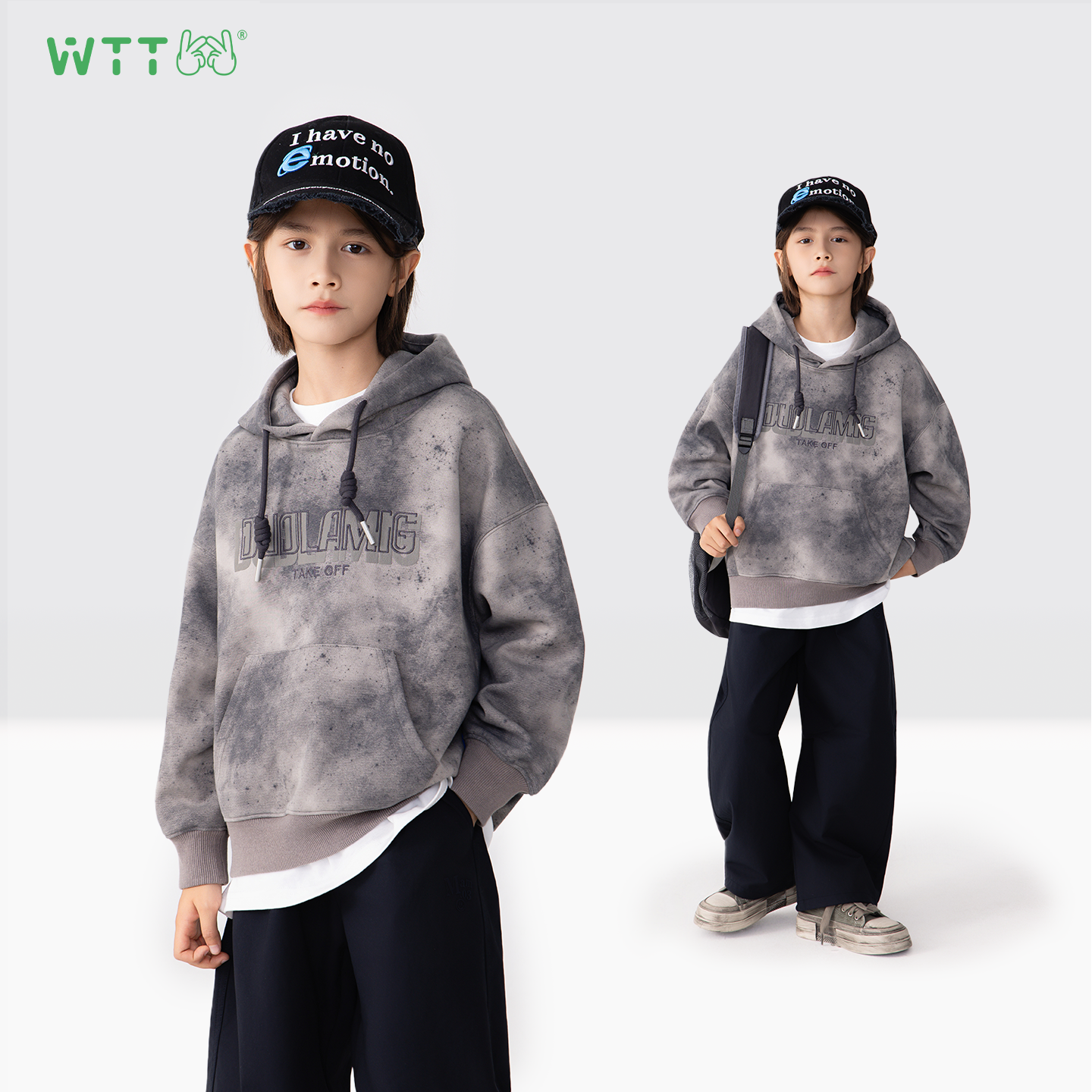 王兔兔男童卫衣儿童韩版时尚连帽上衣2026春秋新款中大童休闲秋装