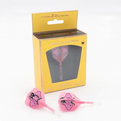 CUESOUL/Q獣一体式3支装飞镖叶2ba飞镖杆专业比赛大方双色飞镖翼