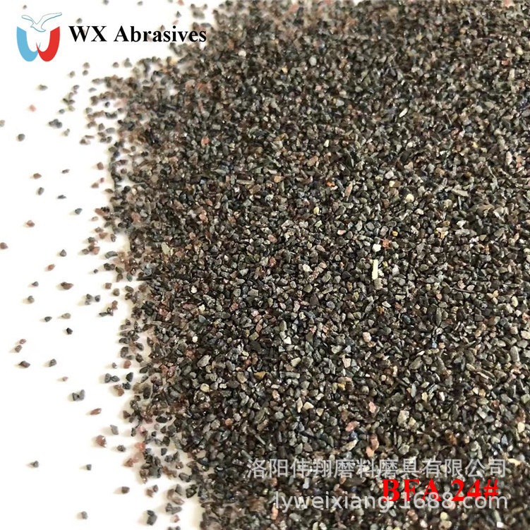 棕刚玉喷砂磨料一级棕刚玉24# 喷砂机磨料喷砂 表面处理金刚砂