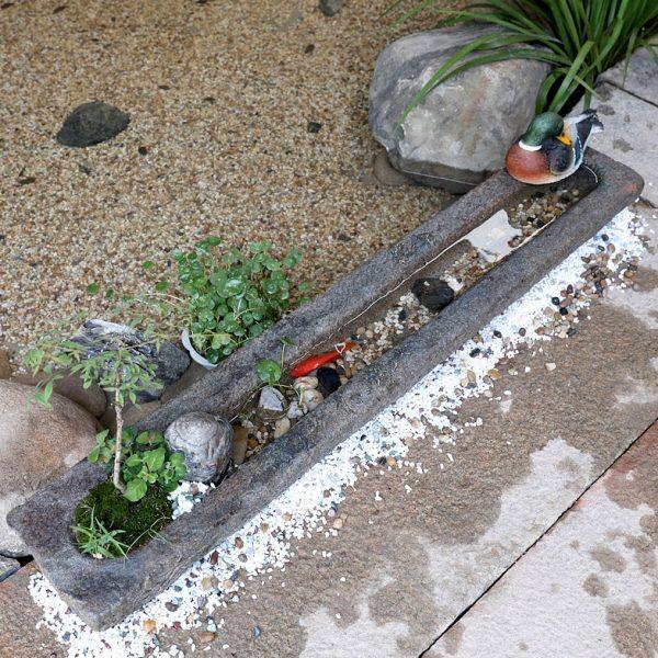 水磨坊中式长石槽花器花园庭院仿石长条水培花盆阳台造景装饰摆件,家居饰品,户外/庭院摆件,淘宝优惠券,粉丝福利购,淘宝优惠卷