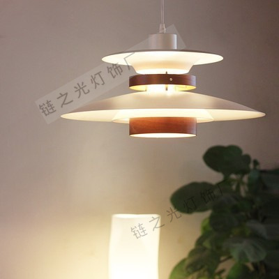 日式北欧铝材PH5飞碟吊灯丹麦创意现代软装展厅卧室餐厅吧台吊灯