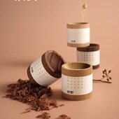 扩香木小墩扩香石大圆柱无香薰摆件室内精油於野于野火随身胖器