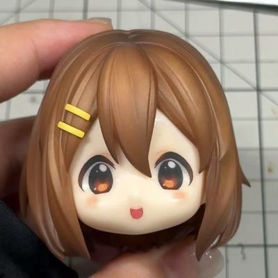 Kon轻音少女冰箱贴平泽唯gsc头壳，树脂翻模头发