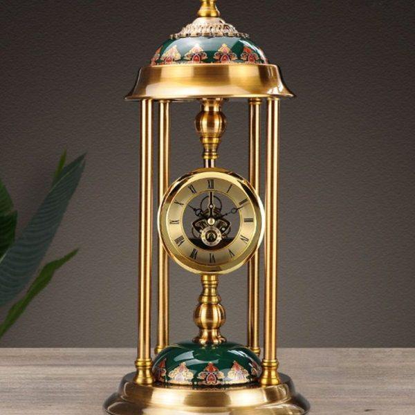 欧式轻奢华台式钟表座钟摆件坐钟摆设创意客厅台钟桌面时钟装饰品,家居饰品,台钟/闹钟,淘宝优惠券,粉丝福利购,淘宝优惠卷