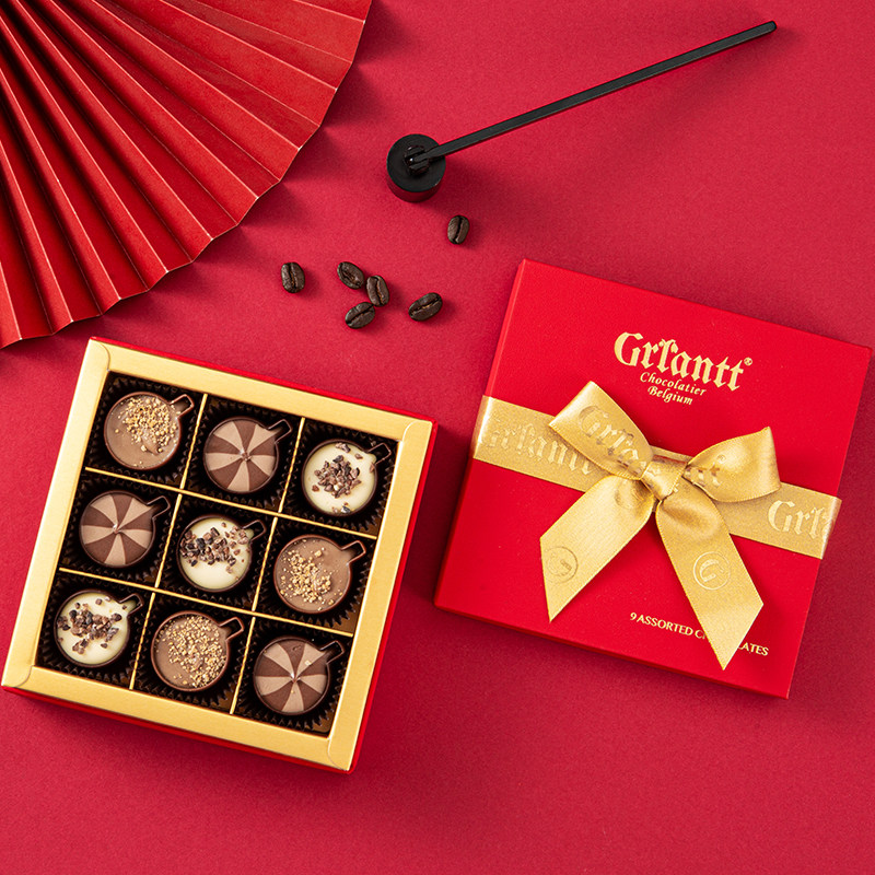 歌兰特比利时进口手工巧克力礼盒装夹心黑巧情人节礼品生日礼物