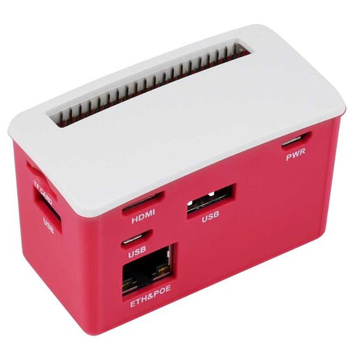 树莓派zero多功能外壳套件 PoE以太网供电3路USB HUB扩展板集线器