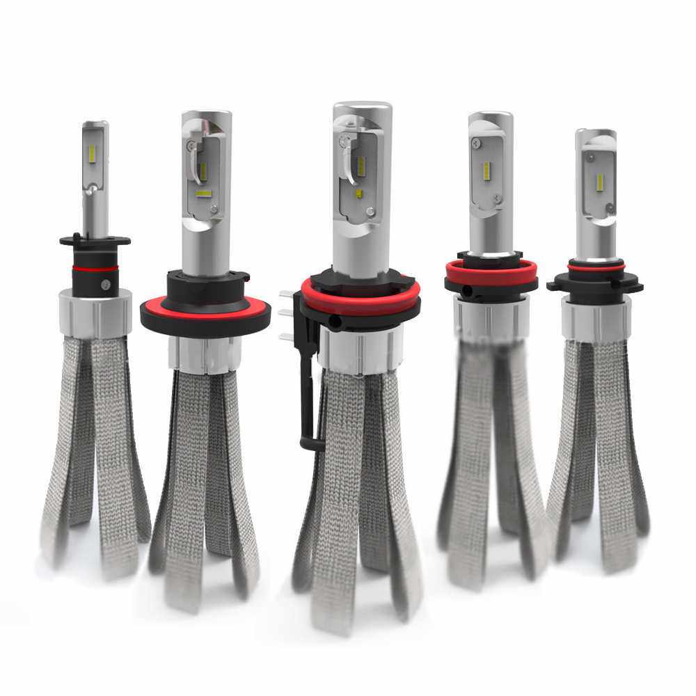 led汽车大灯解码改装灯8C铜带散热灯泡汽车前大灯H139005