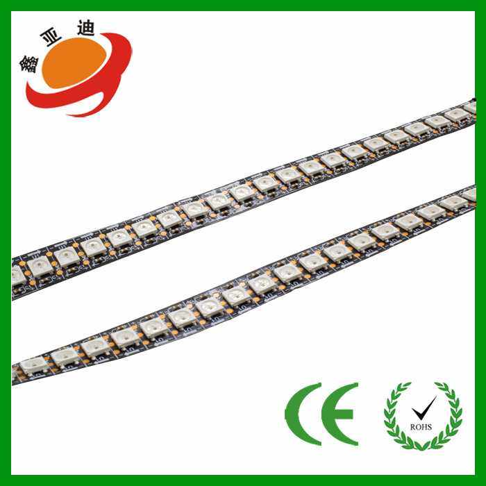 WS2812B全彩幻彩灯带144灯5050RGB贴片内置IC可编程5V灯带套管