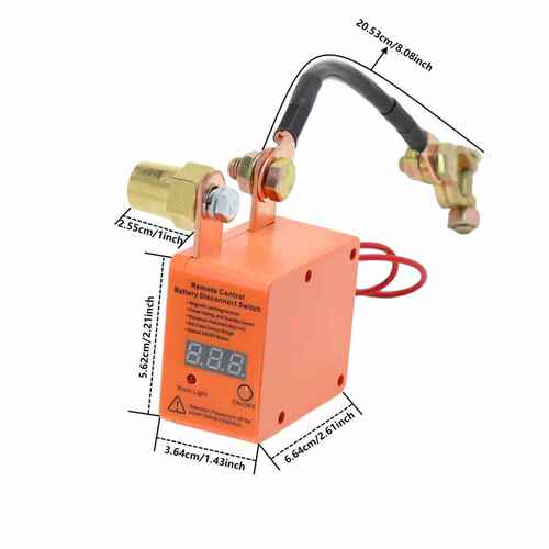 智能遥控跨境汽车电瓶断电开关12v24v防漏电亏电大功率电瓶断开关