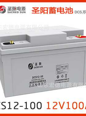 圣阳蓄电池DCS12-100 12V100AH户用储能系统 太阳能 风能应急系统