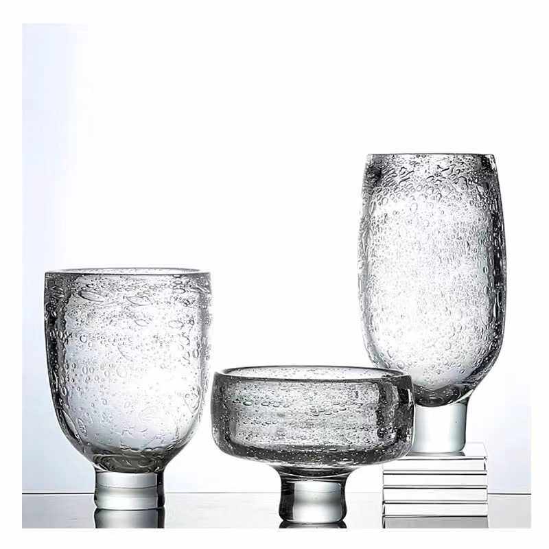 北欧ins透明花瓶 现代简约玻璃水培花器 家居软装装饰摆件工艺品