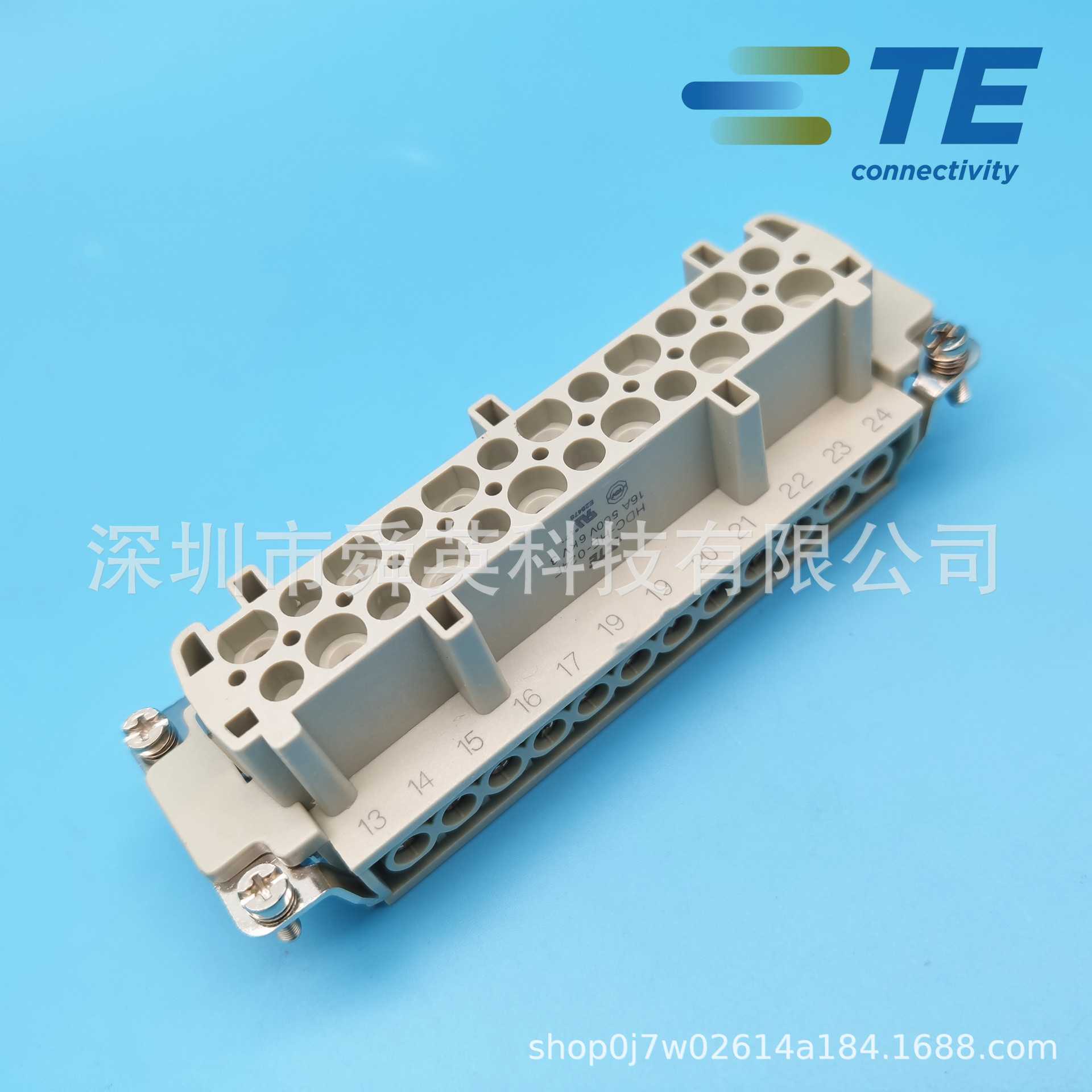 HDC-HE-024-F 24芯TE泰科SIBAS西霸士重载连接器 T2040242201-000
