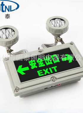 BAJ52-2*4W防爆应急灯安全出口LED一体式标志信号灯BY11充电