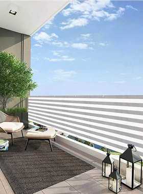 BSCI厂家HDPE加UV全新料聚乙烯阳台网彩条网防老化阳台网格围栏网