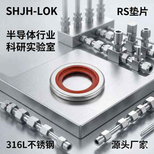 兼容世伟洛克组合密封垫适配ISO平行螺纹SS-2-RS-2B耐磨耐压316L