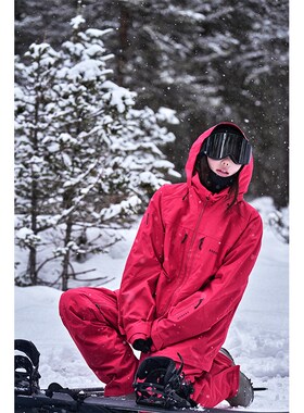 awka滑雪服女款单板3L全压胶防水加棉保暖防寒外套上衣男士冬
