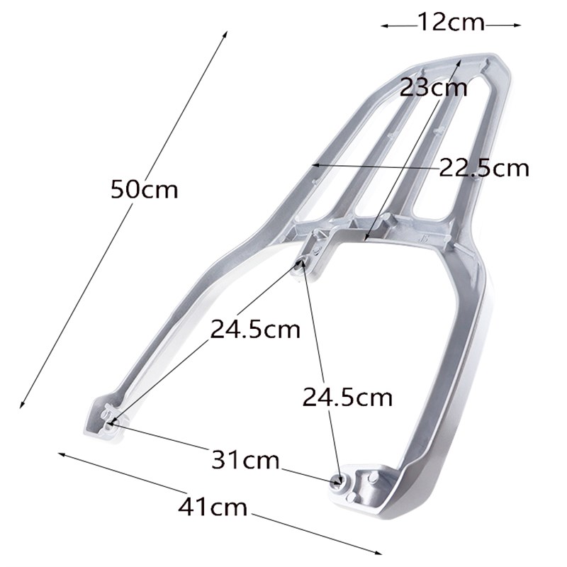 适用电动车绿源ZS60靠背S60L后货架后尾箱载物备箱支架衣架加长