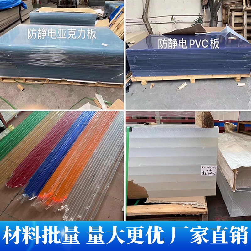 透明亚克力板定制有机玻璃折弯防尘展示盒定做亚克力砖UV印刷加工