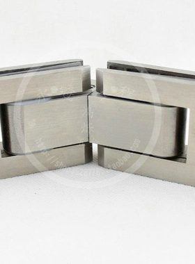 135-180-90度浴室夹玻璃门合页淋浴房铰链铜的精铸加长加厚