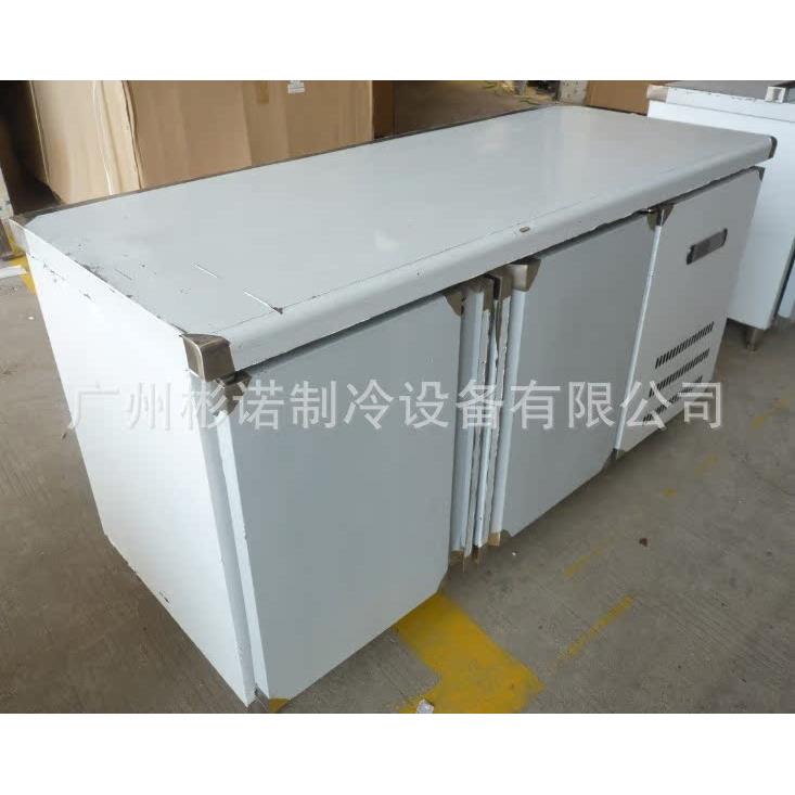 1.华8米鲜商用冷藏工作无品牌/披萨保柜台 风冷豪款双门冰箱工作