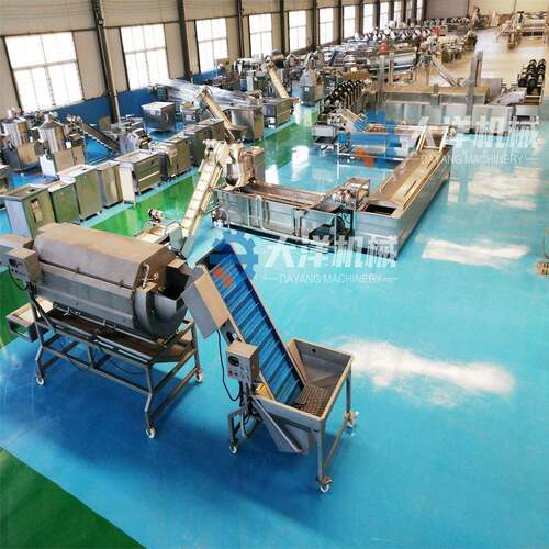 大洋 速冻薯条流水冻线冷薯条大洋生产线鲜土切豆加工土设备切豆
