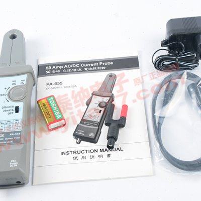 进口品极PA-655手持电流探头电流传送器示波器测试探头直流电流钳