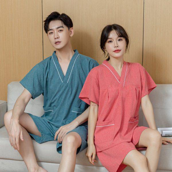 高档汗蒸服男女款大码按摩浴服加肥情侣足疗温泉洗浴客人睡衣桑拿,居家布艺,汗蒸服,淘宝优惠券,粉丝福利购,淘宝优惠卷