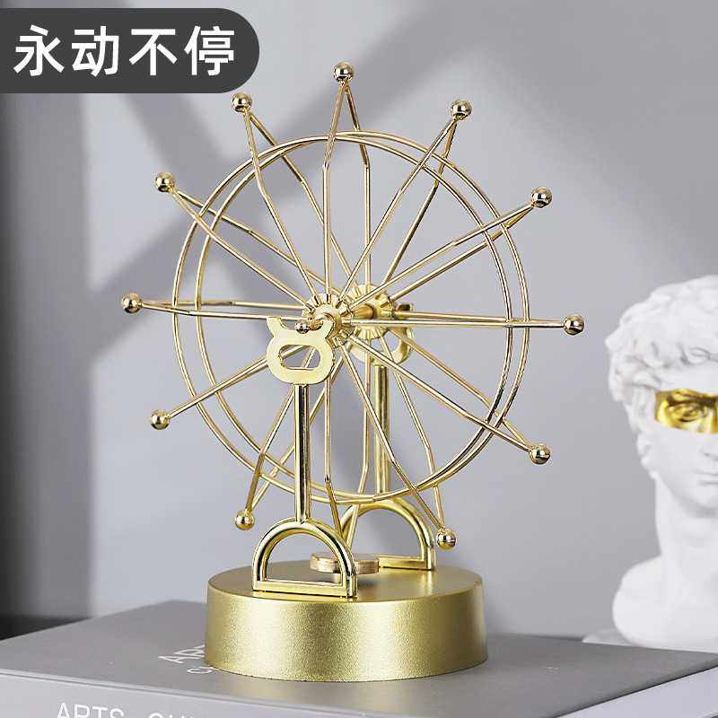 创意摩天轮彩球磁力永动仪摇摆器永动仪模型办公桌面摆件情侣礼物,电子元器件市场,其它元器件,淘宝优惠券,粉丝福利购,淘宝优惠卷