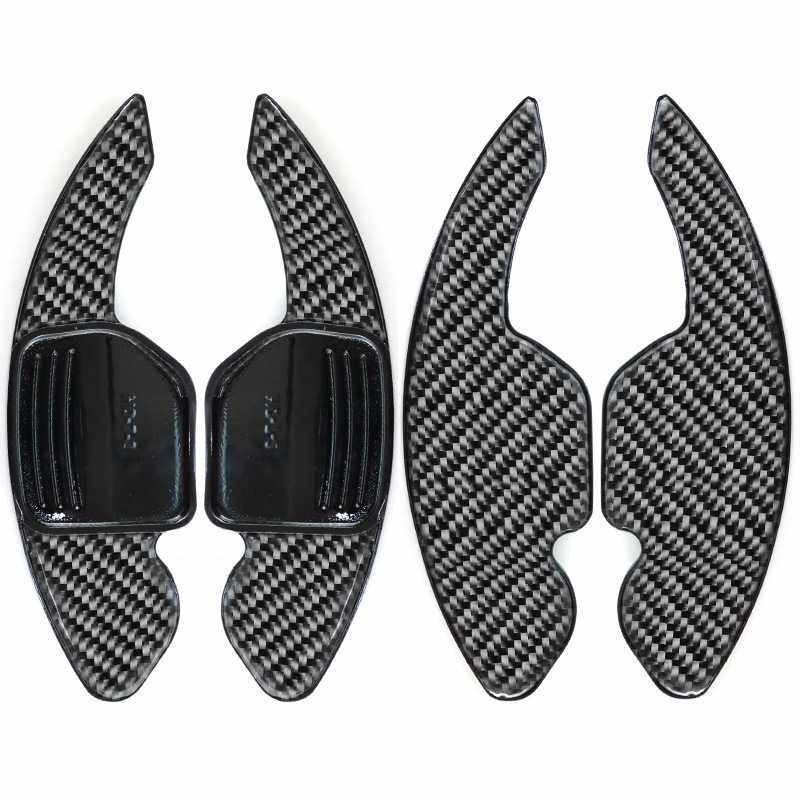 适用奥迪A3/A4L/A5/A6L/A7/A8/TT/SQ3Q5Q7碳纤内饰方向盘换挡拨片