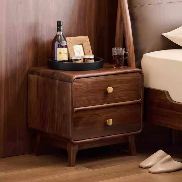 全实木北美黑胡桃木床头柜现代简约家用小户型卧室小型床边柜斗柜,电子元器件市场,其它元器件,淘宝优惠券,粉丝福利购,淘宝优惠卷