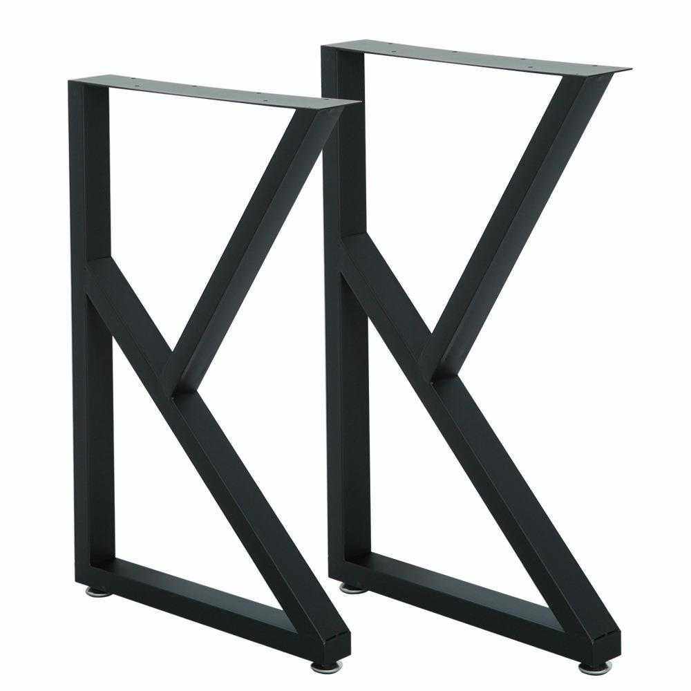 现代创意铁艺桌脚时尚书桌餐桌金属桌子腿餐台餐厅五金家具腿