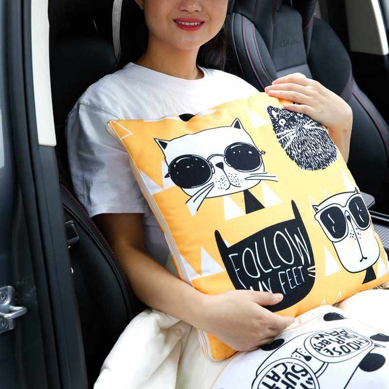 定制电商抱枕被靠垫午睡被靠枕车用车载两用家居抱枕被子 条纹,电子元器件市场,其它元器件,淘宝优惠券,粉丝福利购,淘宝优惠卷