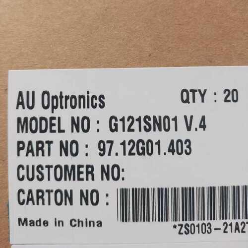 G121SN01 V4  G121SN01 V403   友达12.1寸 全新原装A规工控屏