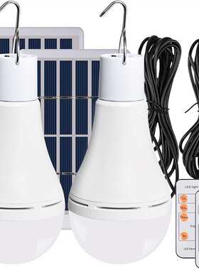 Solar Chicken Coop Light Rechargeable Solar Light Bulbs跨境