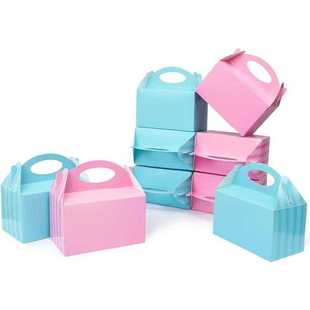Christmas Halloween 12 Pack Pink & Blue Party Favor Boxes