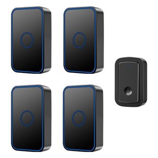 数码强闪光无线家用一拖四门铃远距离大音量聋哑老人呼叫按钮防水