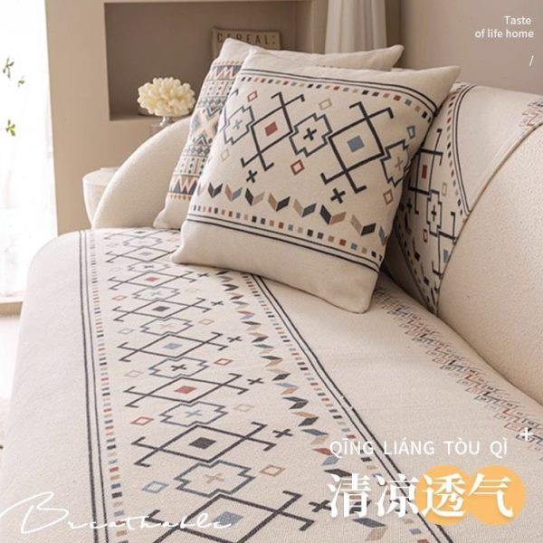 四季通用防滑沙发垫棉麻沙发套罩2022新款夏季简约亚麻坐垫靠背巾,居家布艺,沙发垫,淘宝优惠券,粉丝福利购,淘宝优惠卷