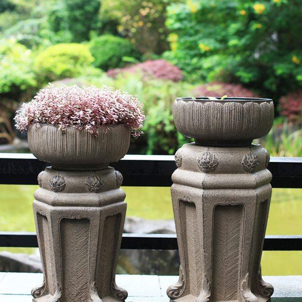 汉韵堂阳台花园庭院花架摆件户外园林布置中式装饰石墩造景室内大,家居饰品,户外/庭院摆件,淘宝优惠券,粉丝福利购,淘宝优惠卷