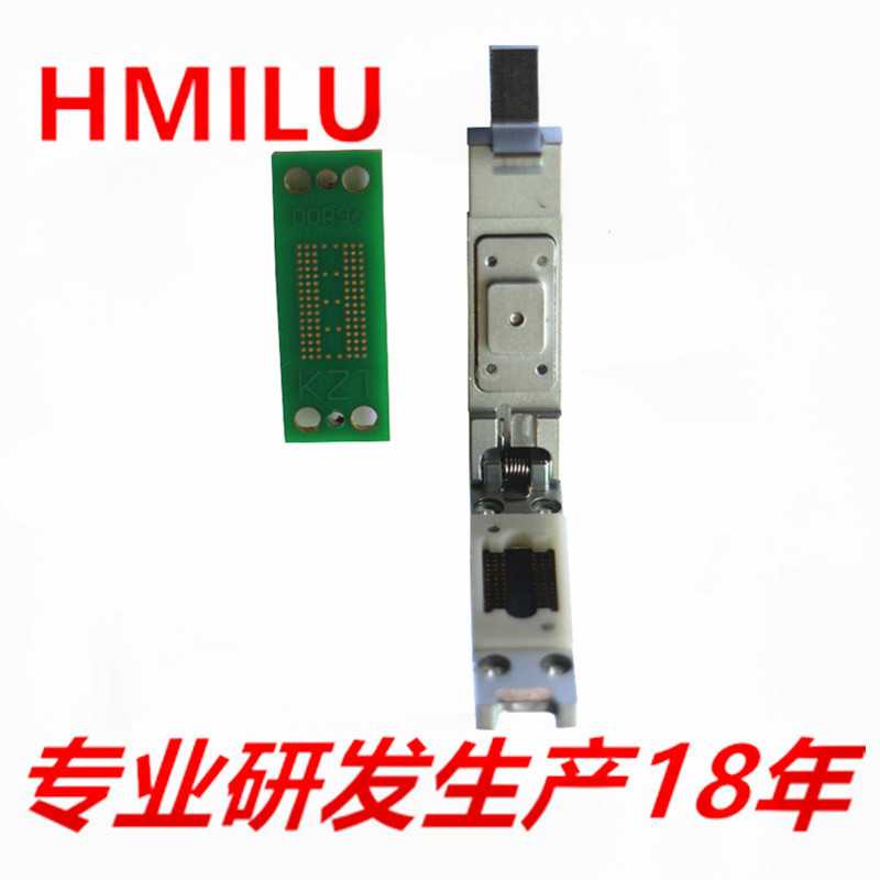 HMILU厂家GDDR3内存颗粒测试夹具DDR通用socket DDR3 96PIN测试座图片