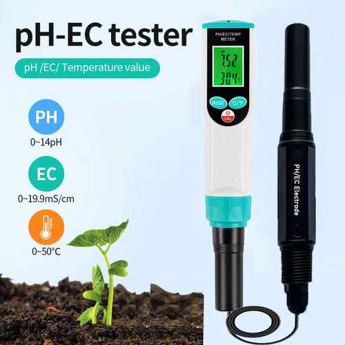 笔式电导率和温度三合一测试仪PH/TDS/TEMP水质分析仪EC-3587