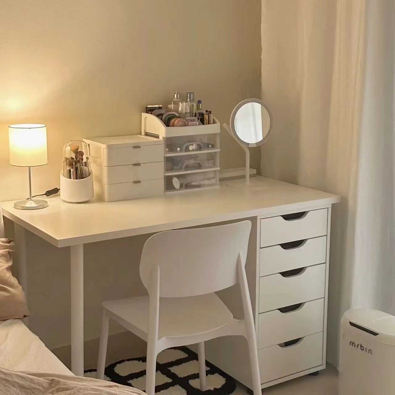 五斗柜抽屉双人书桌单人学习桌电脑桌办公桌现代简约家居储物柜