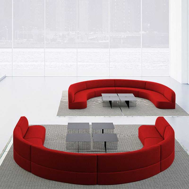 现代办公沙发茶几组合创意商务休闲会客休息区大堂接待厅洽谈套装