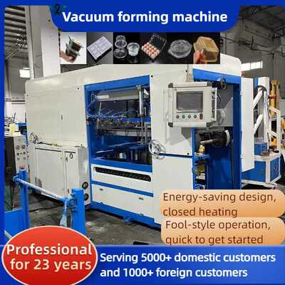 Second-hand biodegradable lunch box vacuum forming machine