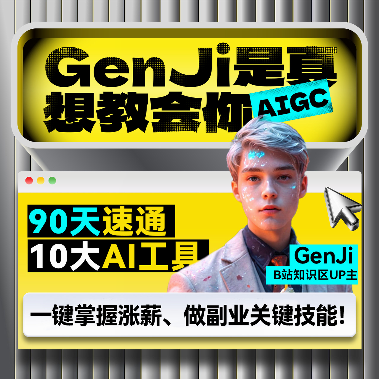AI商业设计师研修班 90天速通10大AI工具 GenJi是真想教会你