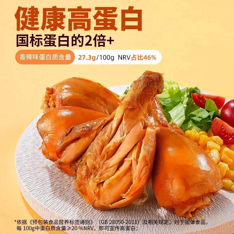 橙子快跑去皮鸡腿即食高蛋